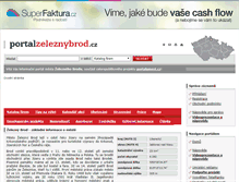 Tablet Screenshot of portalzeleznybrod.cz